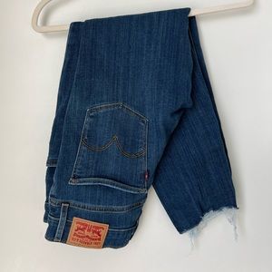 Levi’s 724 High Rise Straight Crop jeans size 28